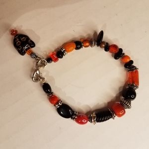 Halloween cat bracelet j344